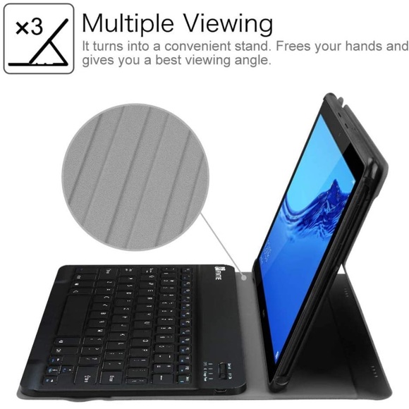 🌈4/$10🌈 Huawei Mediapad T5 10 - SlimShell Light Cover🌈4/$10🌈 - Picture 4 of 4